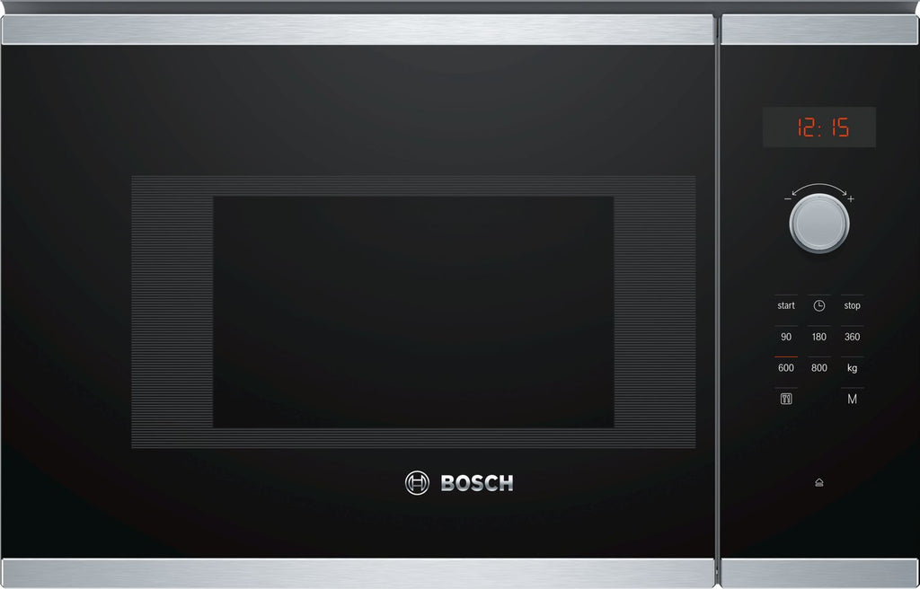 Bosch Bosch Serie 4 BFL523MS0 micro-onde Noir, Acier inoxydable Micro-onde simple Intégré 20 L 800 W
