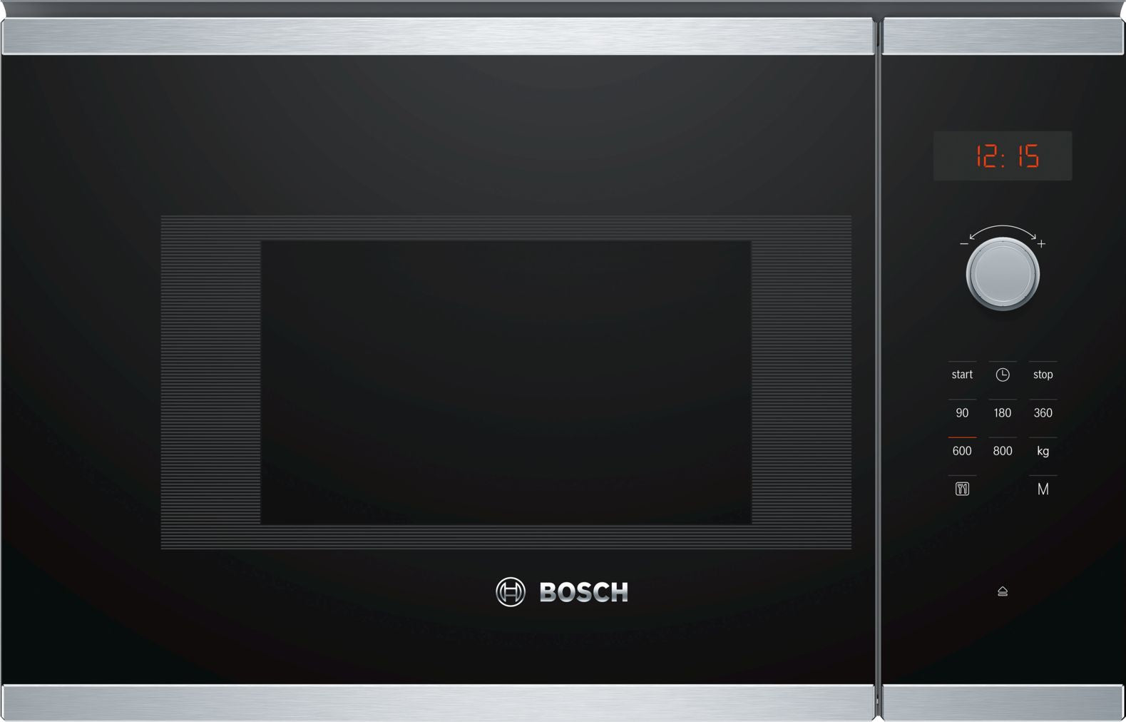 Bosch Bosch Serie 4 BFL523MS0 micro-onde Noir, Acier inoxydable Micro-onde simple Intégré 20 L 800 W