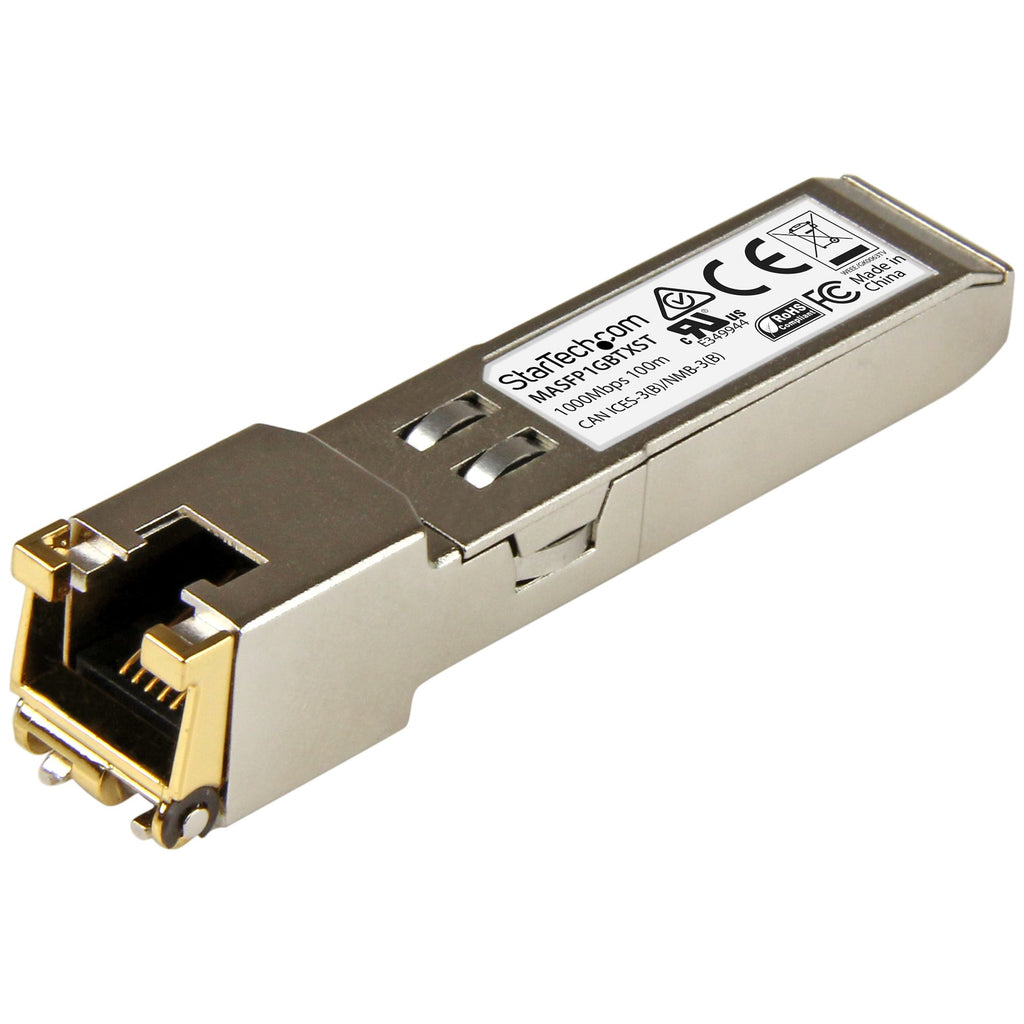 StarTech.com Module SFP GBIC Compatible MA-SFP-1GB-TX Mini GBIC 10/100/1000BASE-TX