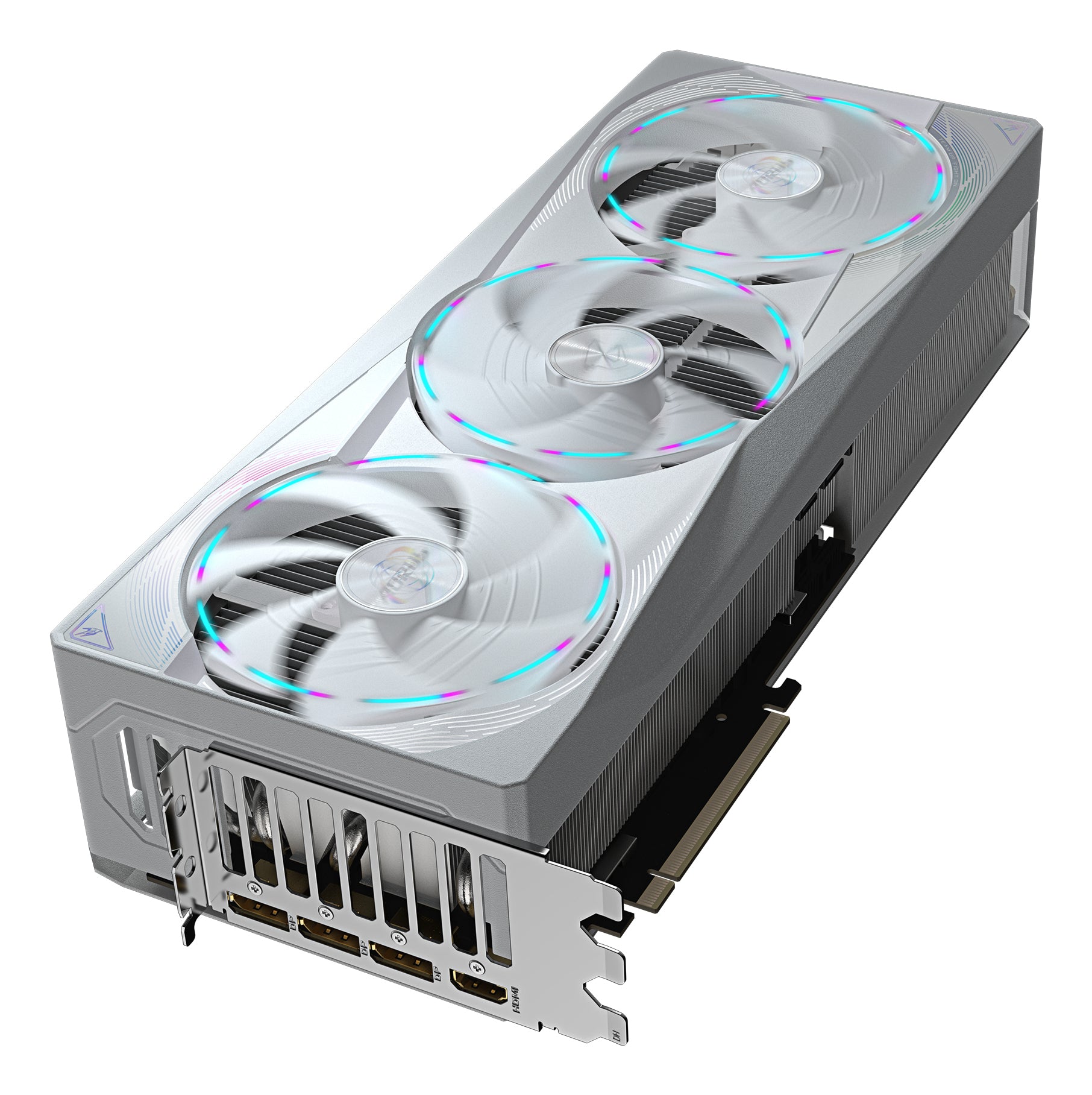 GIGABYTE AORUS GeForce RTX 5080 MASTER ICE 16G Carte Graphique - 16 Go GDDR7, 256 bits, PCI-E 5.0, 2805MHz Core Clock, 3 x DP 2.1a, 1 x HDMI 2.1b, NVIDIA DLSS 4, GV-N5080AORUSM ICE-16GD