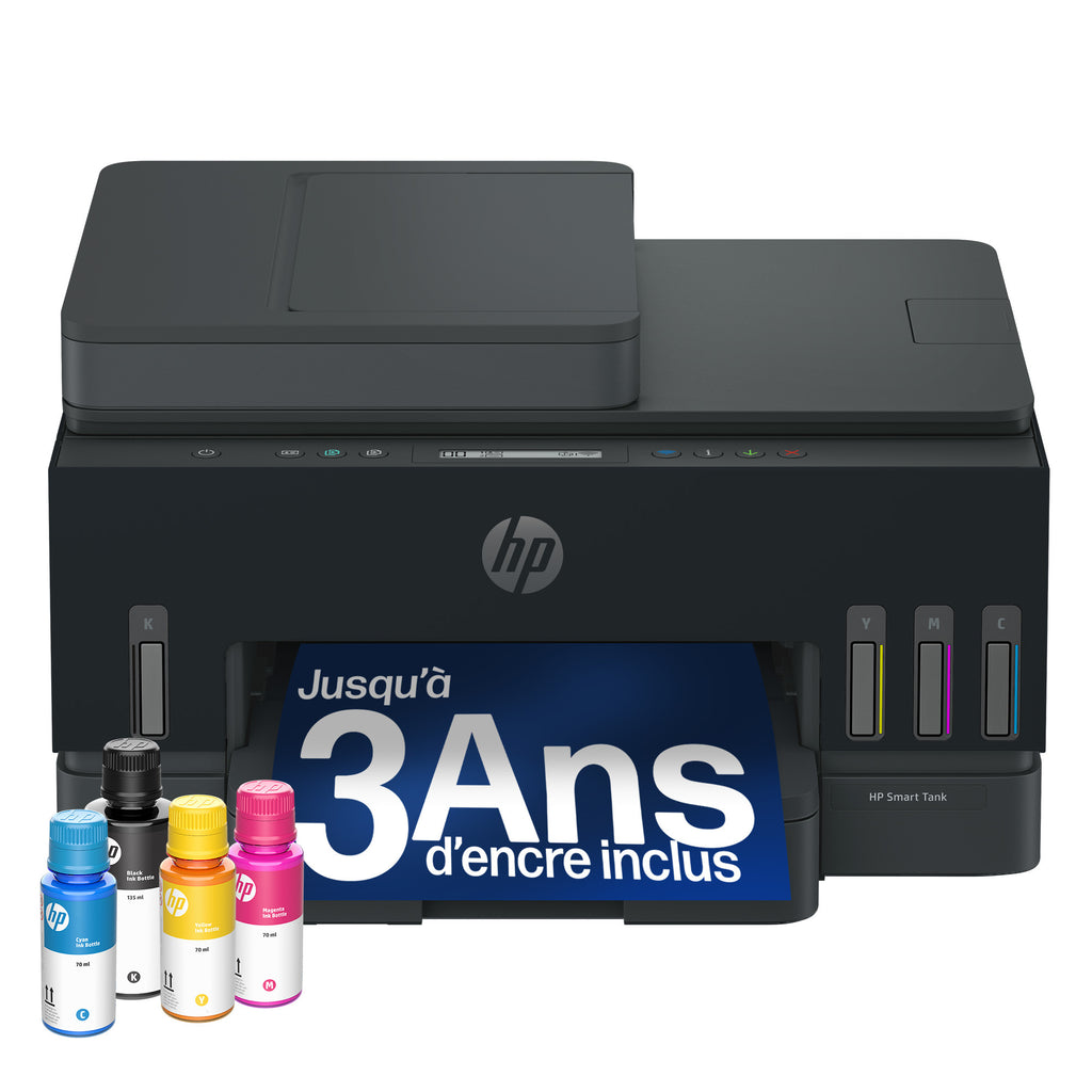HP Smart Tank 7315 Wireless All-in-One Couleur Imprimante, Up to 2 Years of ink included; Two-sided printing; Copier, Sc
