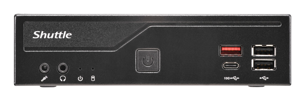 Slim PC Barebone DH810 S1851, HDMI 2.1, DP, USB-C, 2x M.2, Dual LAN 1G/2.5G, VESA