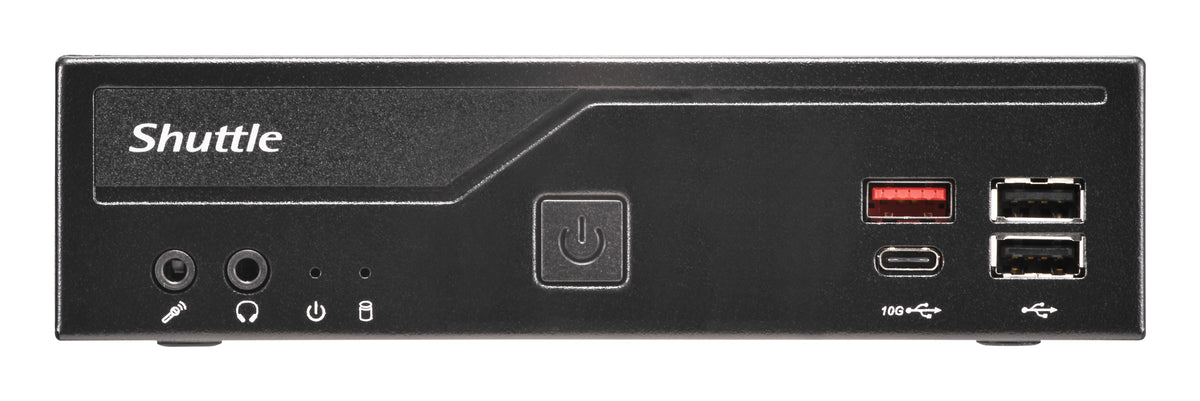 Slim PC Barebone DH810 S1851, HDMI 2.1, DP, USB-C, 2x M.2, Dual LAN 1G/2.5G, VESA