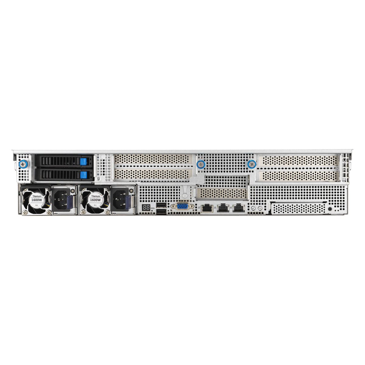 ASUS RS521A-E12-RS24U Socket SP5 Rack (2 U) Noir, Argent