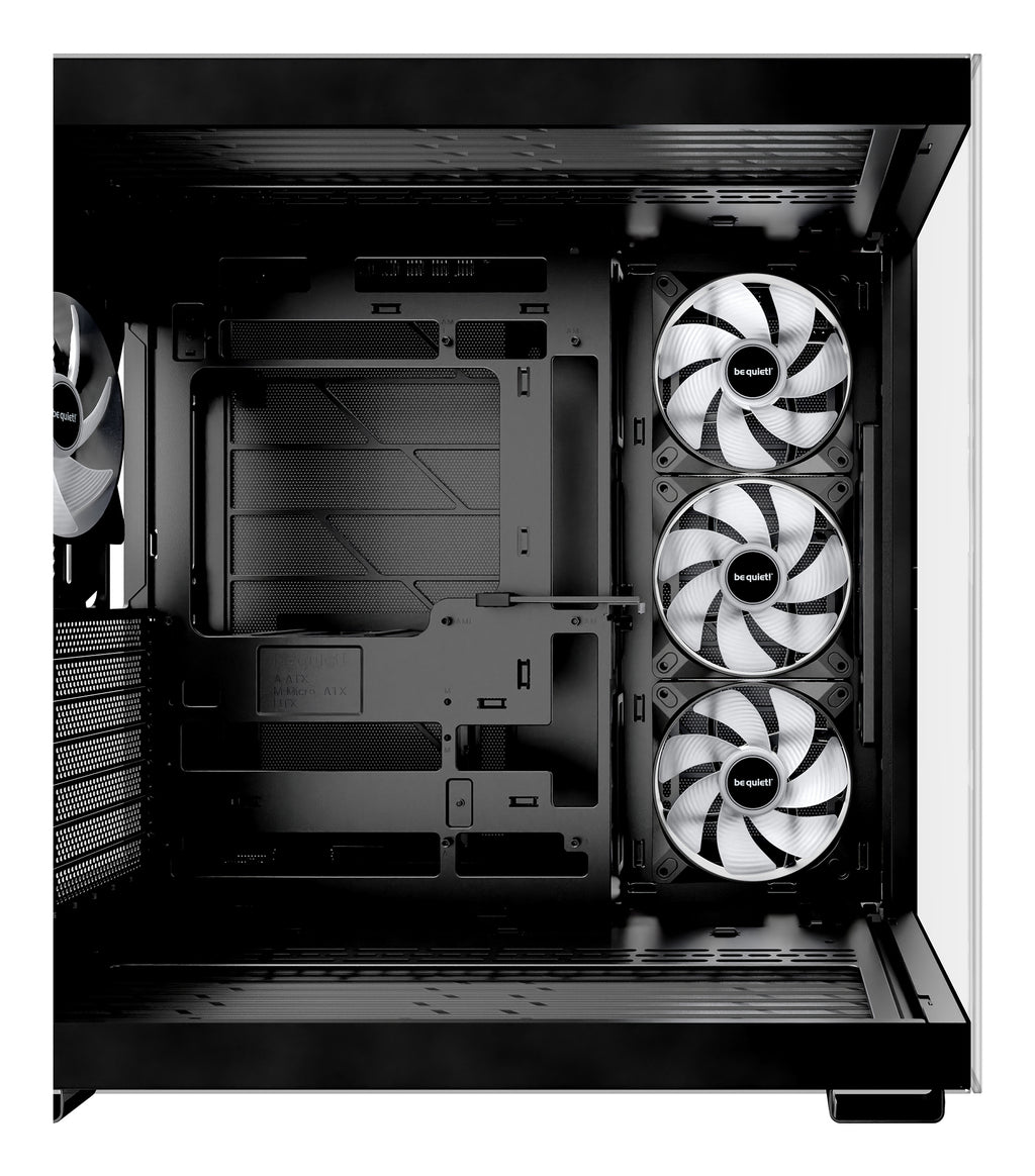 be quiet! Light Base 600 DX Noir | Boîtier PC ARGB vitré, Mini ITX / Micro ATX / ATX