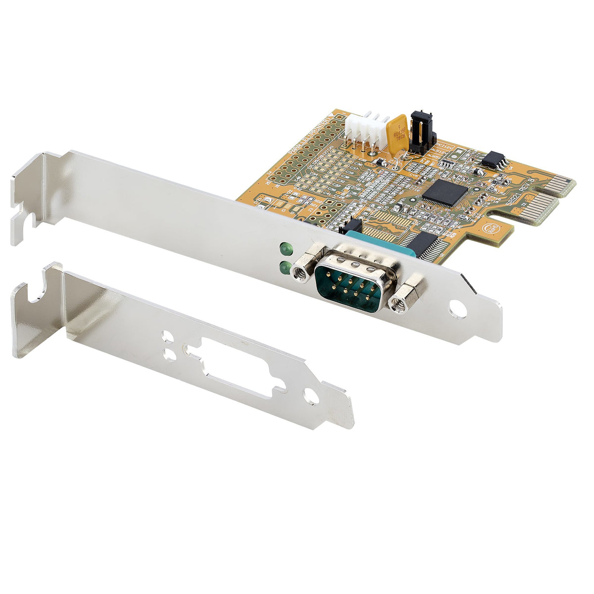 StarTech.com Carte Série PCI Express 1 Port RS232 DB9 avec UART 16C1050, Profil Bas et Standard
