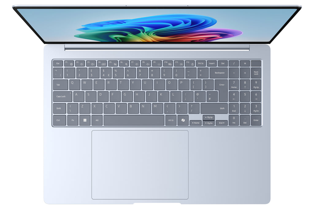 Samsung Galaxy Book4 Edge Snapdragon X1E-80-100 Ordinateur portable 40,6 cm (16") Écran tactile WQXGA+ 16 Go LPDDR5x-SDRAM 512 Go eUFS Wi-Fi 7 (802.11be) Windows 11 Home Bleu
