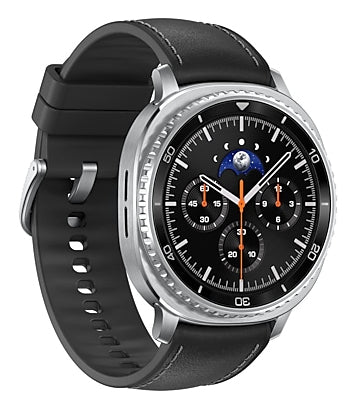 Samsung Samsung Galaxy Watch 8 Classic 3,3 cm (1.3") AMOLED 46 mm Numérique 438 x 438 pixels Écran tactile 4G Argent Wifi GPS (satellite)