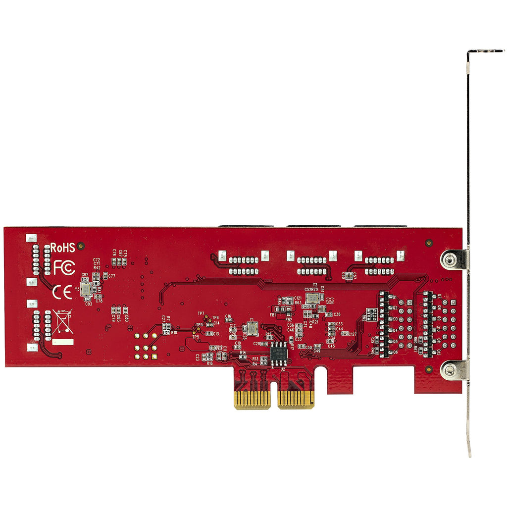 StarTech.com Carte Contrôleur PCIe SATA 10 ports 6Gbps ASM1166 Non-Raid