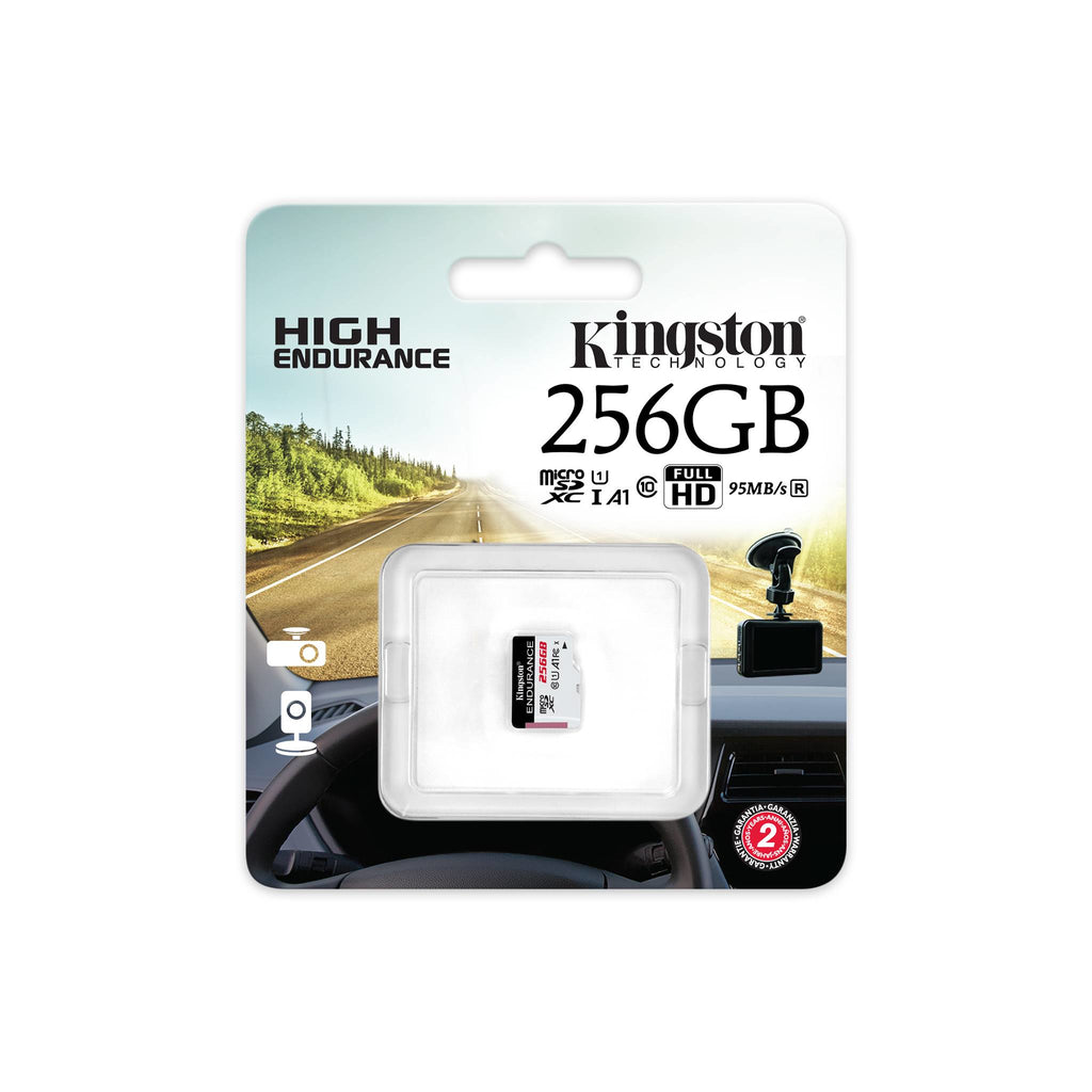 Kingston Technology SDCE/256GB Carte MicroSDXC 256 Go UHS-I Classe 10 High-Endurance