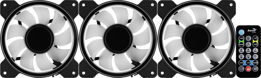 Aerocool Mirage 12 ARGB Pro Boitier PC Ventilateur 12 cm Noir