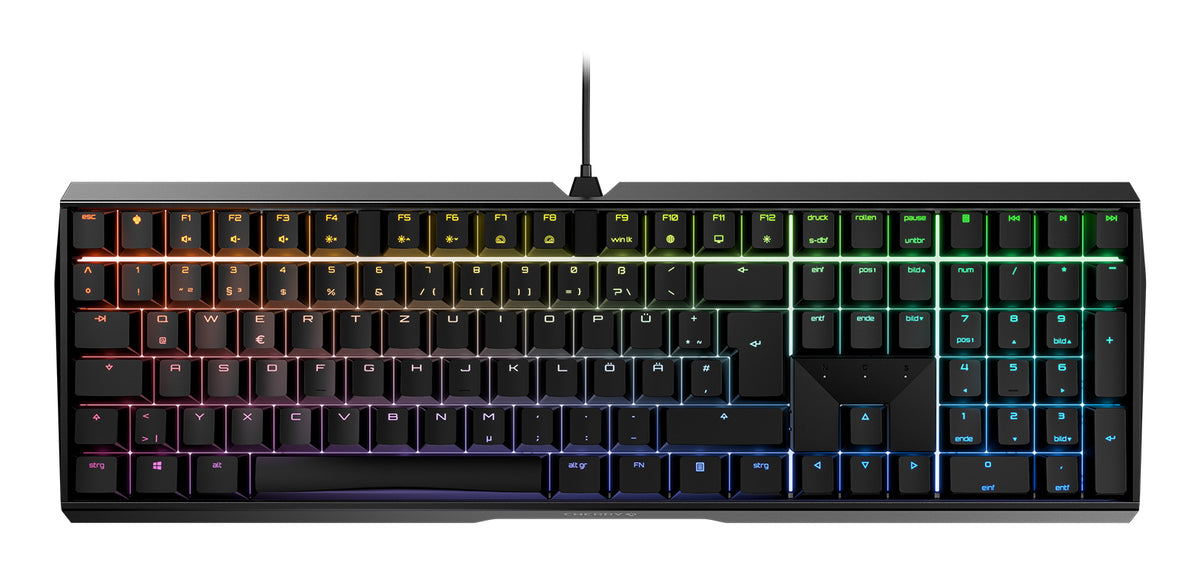 Cherry MX 3.0S RGB Clavier Gaming Mécanique USB QWERTZ Allemand Noir