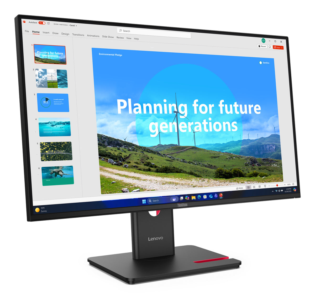 Lenovo ThinkVision T27D-40 Moniteur