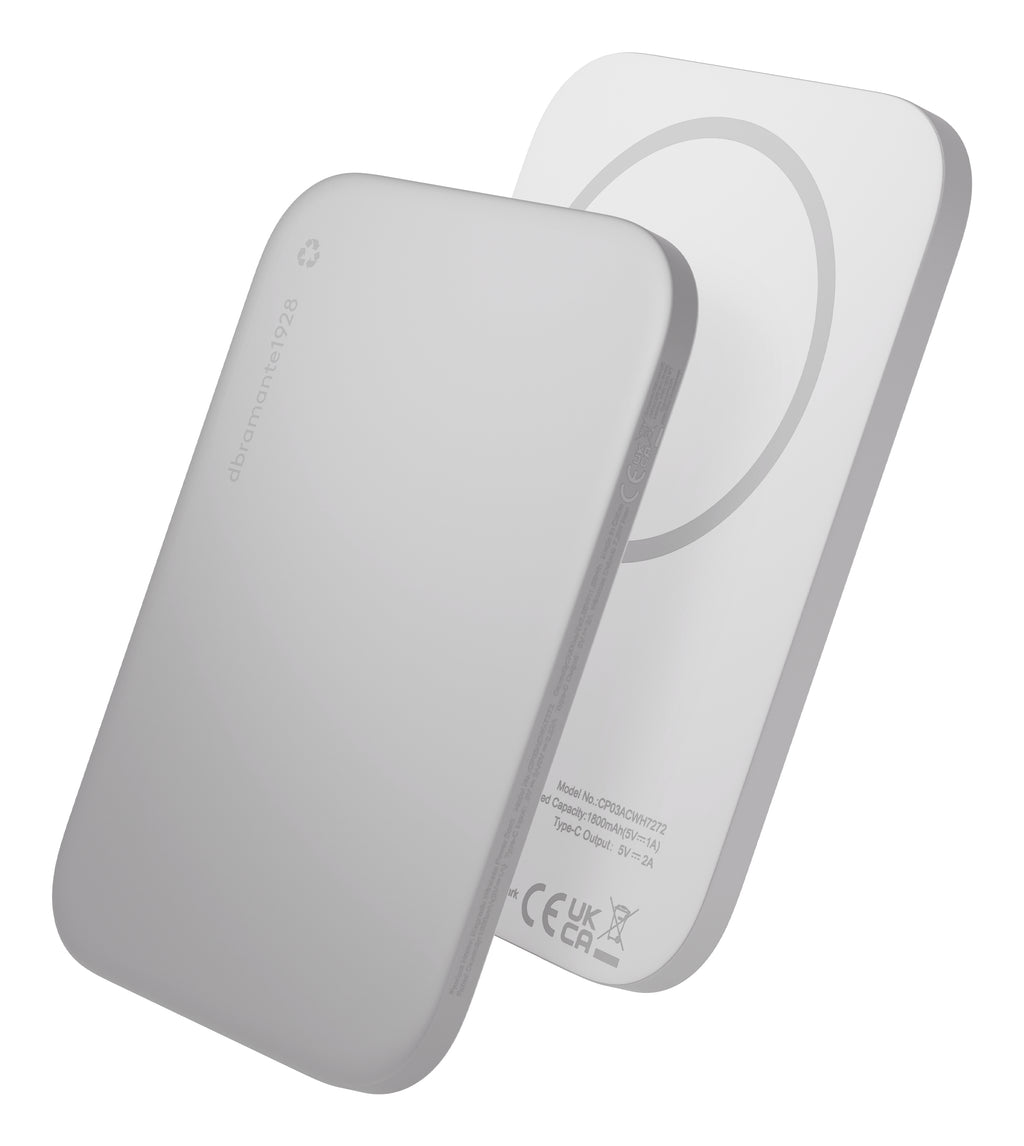 Banque d'alimentation CP03ACWH7272 3000 mAh Recharge sans fil Aluminium