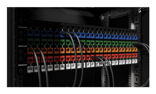 Intellinet 766623791328 Module Keystone RJ-45, Orange