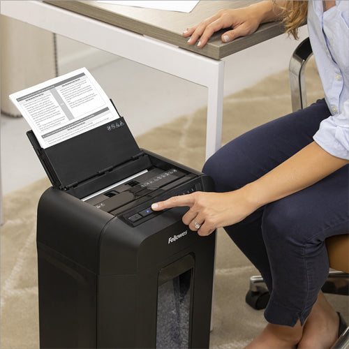 Fellowes AutoMax 90M destructeur de papier Découpage par micro-broyage Noir - vue 8