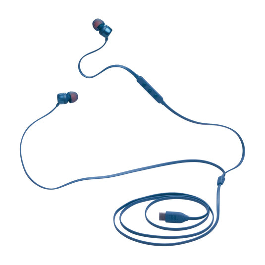 JBL Tune 310C Casque Avec fil Ecouteurs Appels/Musique USB Type-C Bleu