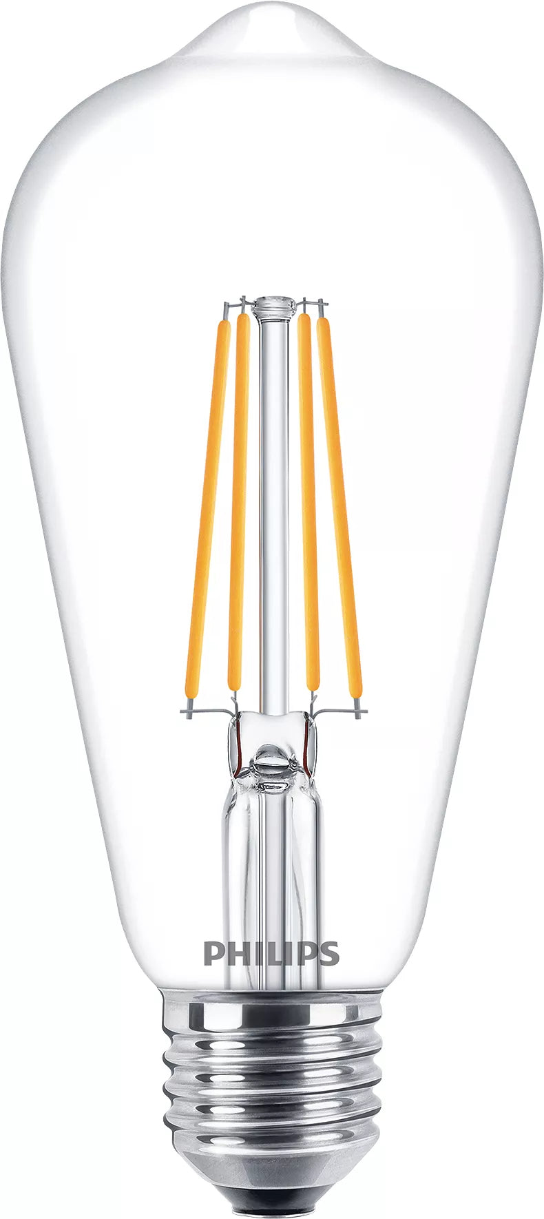 Philips Ampoule transparente à filament 60 W ST64 E27