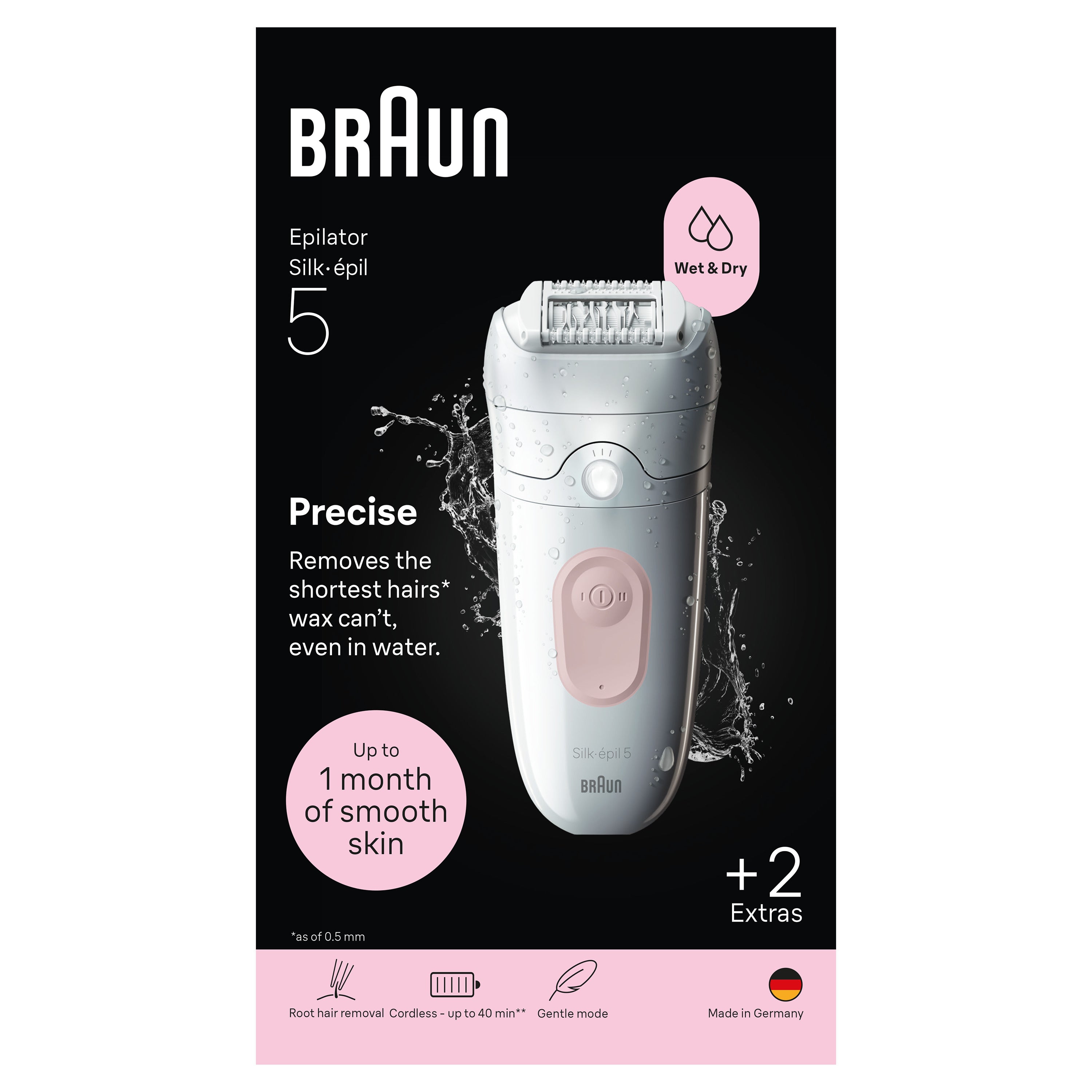 Braun Silk-epil 5 SE 5-011 28 pince(s) Blanc
