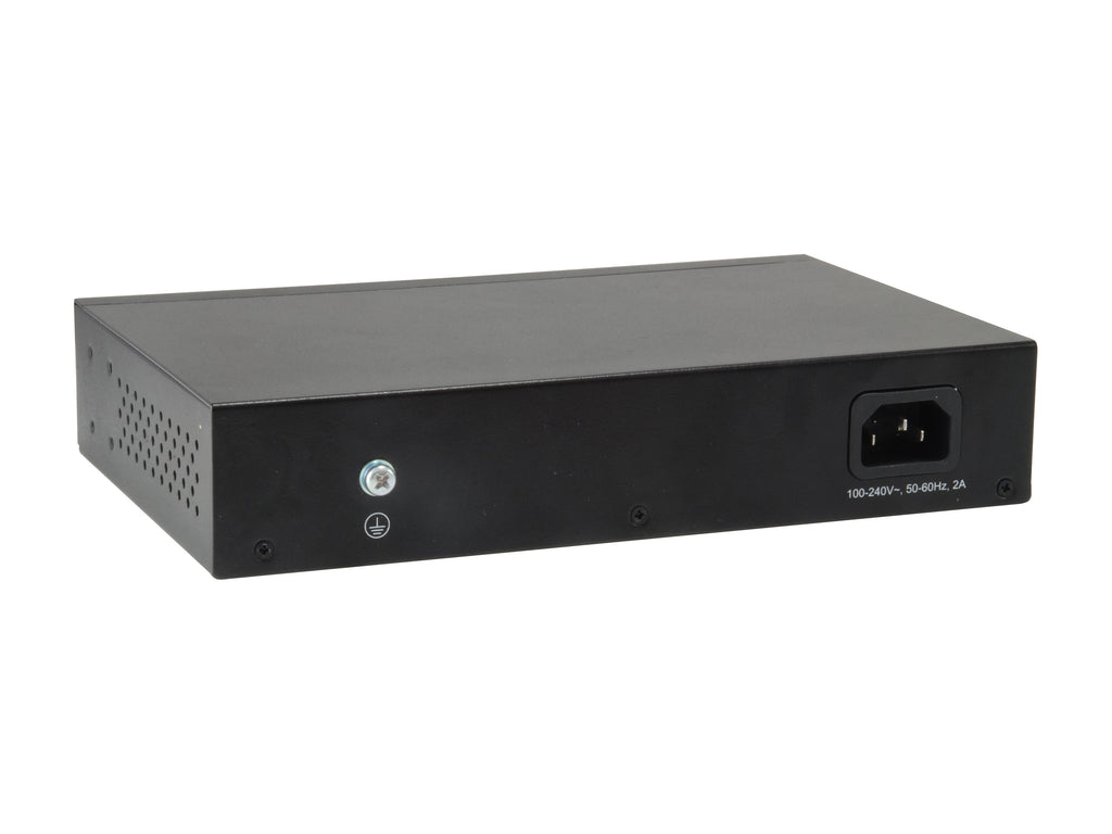 LevelOne GEP-1051 commutateur réseau Géré L2/L3/L4 Gigabit Ethernet (10/100/1000) Connexion Ethernet, supportant l'alimentation via ce port (PoE) Noir