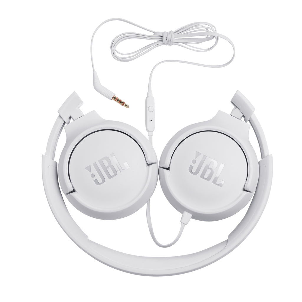 JBL Tune 500 Casque Avec fil Arceau Appels/Musique Blanc