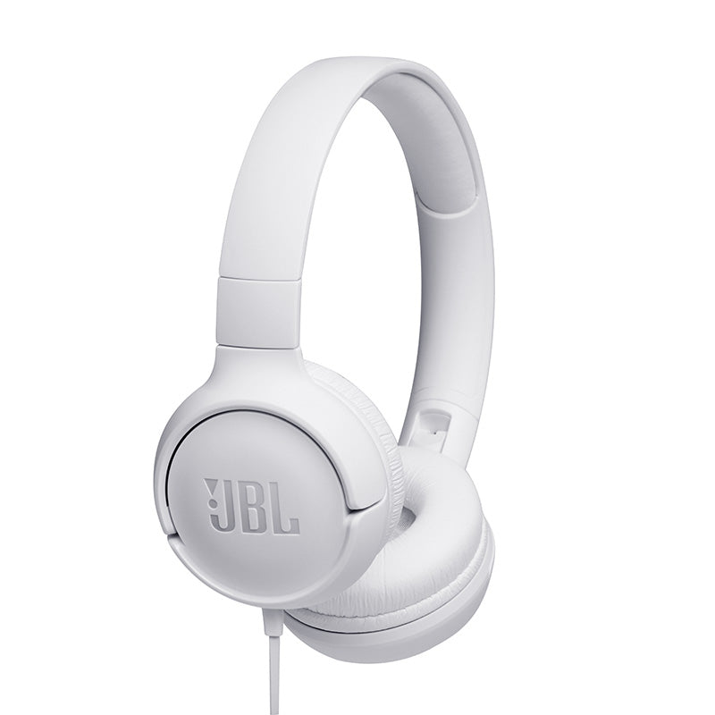 JBL Tune 500 Casque Avec fil Arceau Appels/Musique Blanc