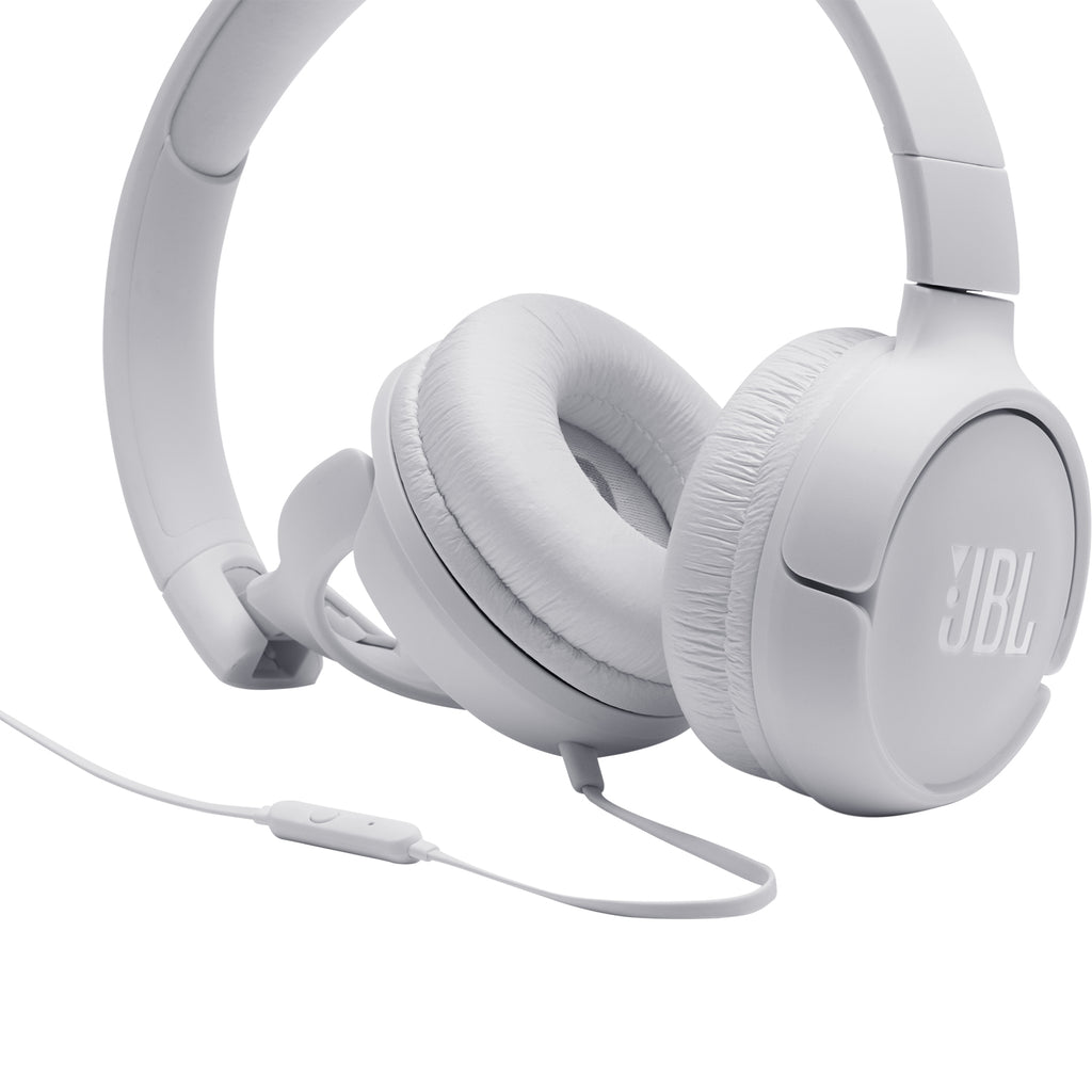JBL Tune 500 Casque Avec fil Arceau Appels/Musique Blanc