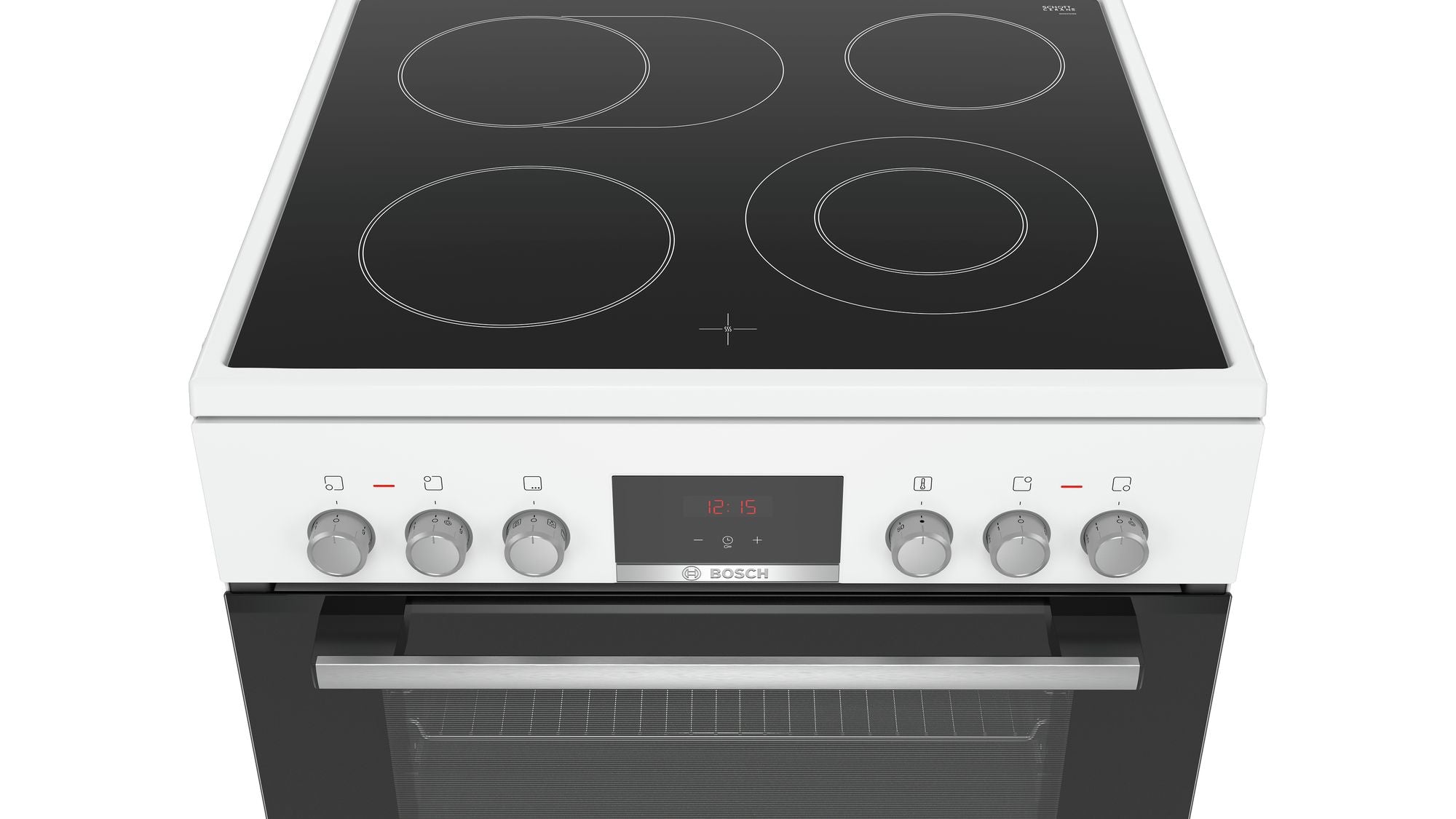 Bosch Bosch Serie 4 HKR39C220 four et cuisinière Electrique Céramique Blanc