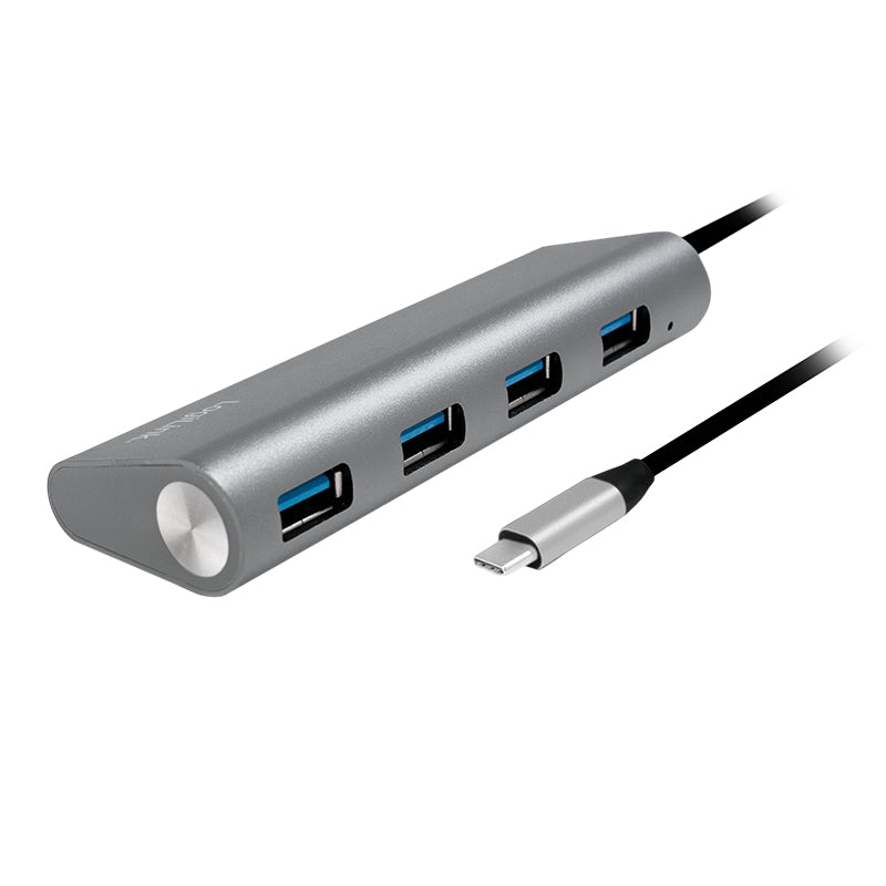 LogiLink UA0309 hub & concentrateur USB 3.2 Gen 1 (3.1 Gen 1) Type-C 5000 Mbit/s Gris