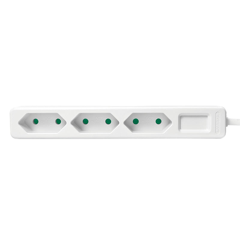 LogiLink LPS229 multiprise 1,5 m 3 sortie(s) CA Intérieure Blanc