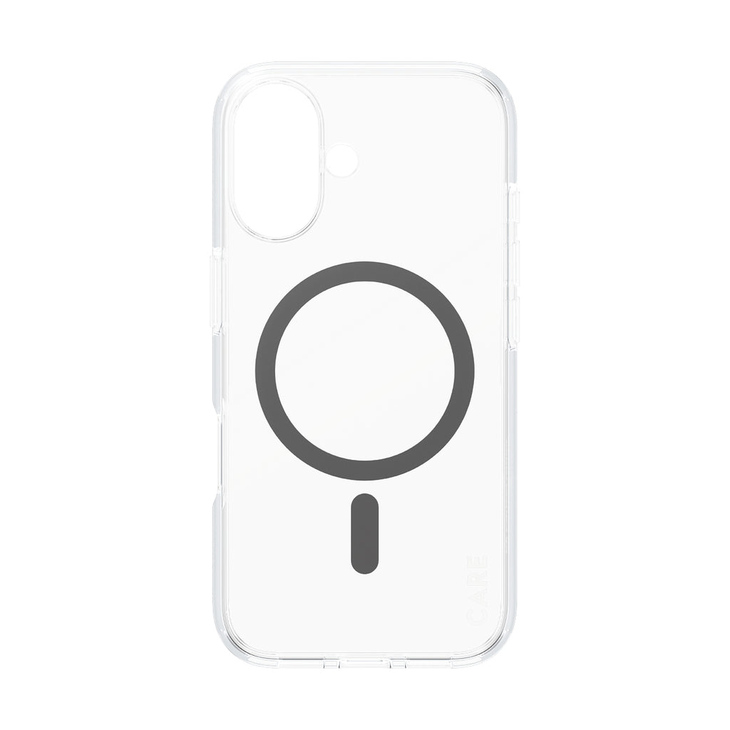 PanzerGlass CARE™ by ® Urban Combat Case Transparent w. Black MagSafe iPhone 16 coque de protection pour téléphones port
