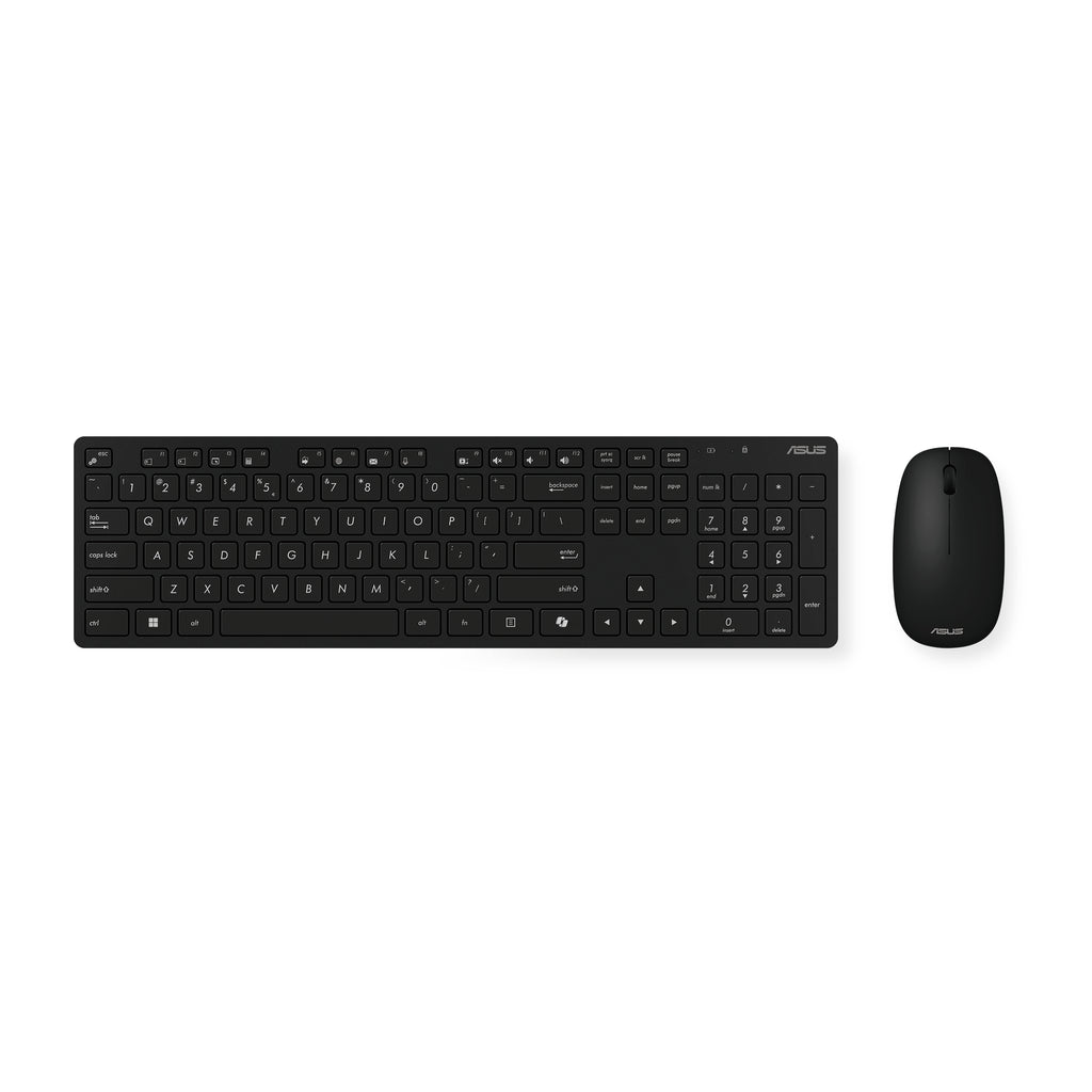ASUS W5000 Ensemble Clavier et Souris Sans Fil RF Universel, Noir