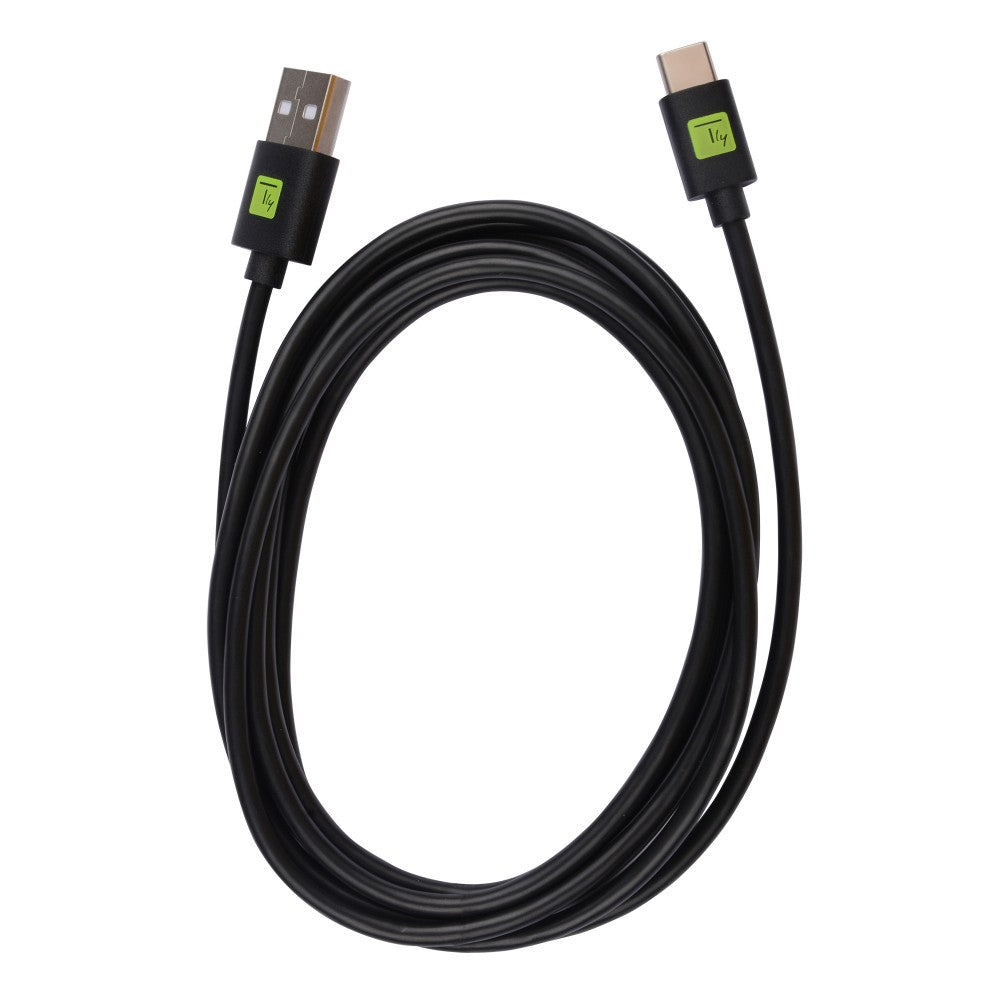 Techly ICOC MUSB31-CMAM20T câble USB USB 3.2 Gen 1 (3.1 Gen 1) 2 m USB A USB C 5 Gbit/s Noir
