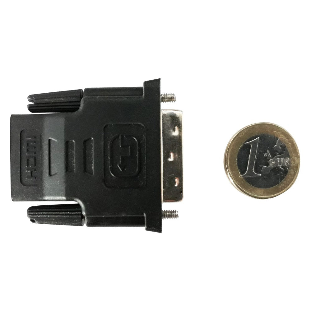 Adaptateur DVI-D vers HDMI Mâle/Femelle, Noir