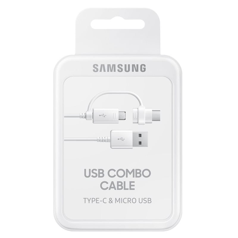 Samsung EP-DG930 Câble USB 2.0 USB-A vers USB-C/Micro-USB B, 1,5 m, Blanc