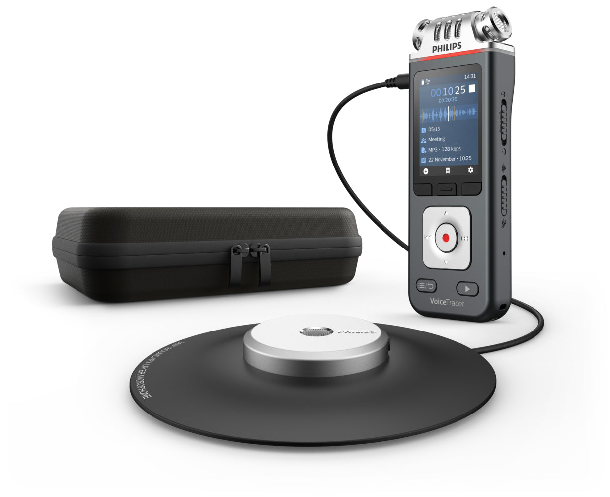 Philips VoiceTracer Noir, Gris