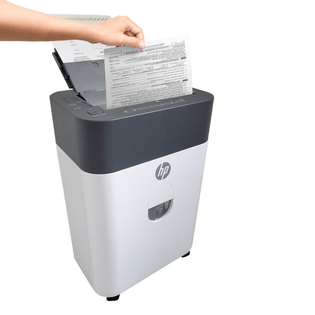 HP OneShred Auto 100CC destructeur de papier Destruction croisée 68 dB 22 cm Blanc