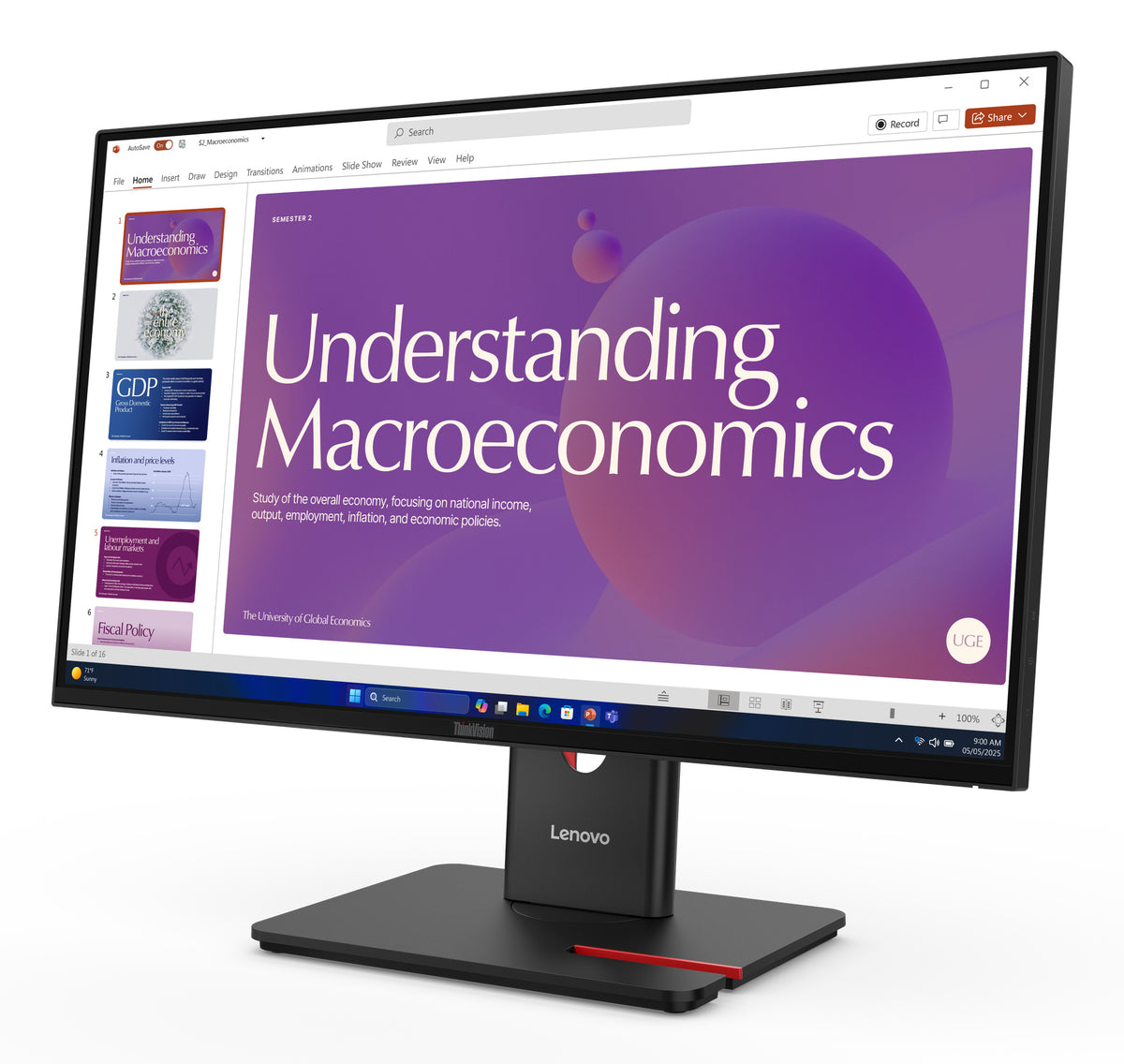 Lenovo ThinkVision T24D-40 Moniteur 23.8" Full HD