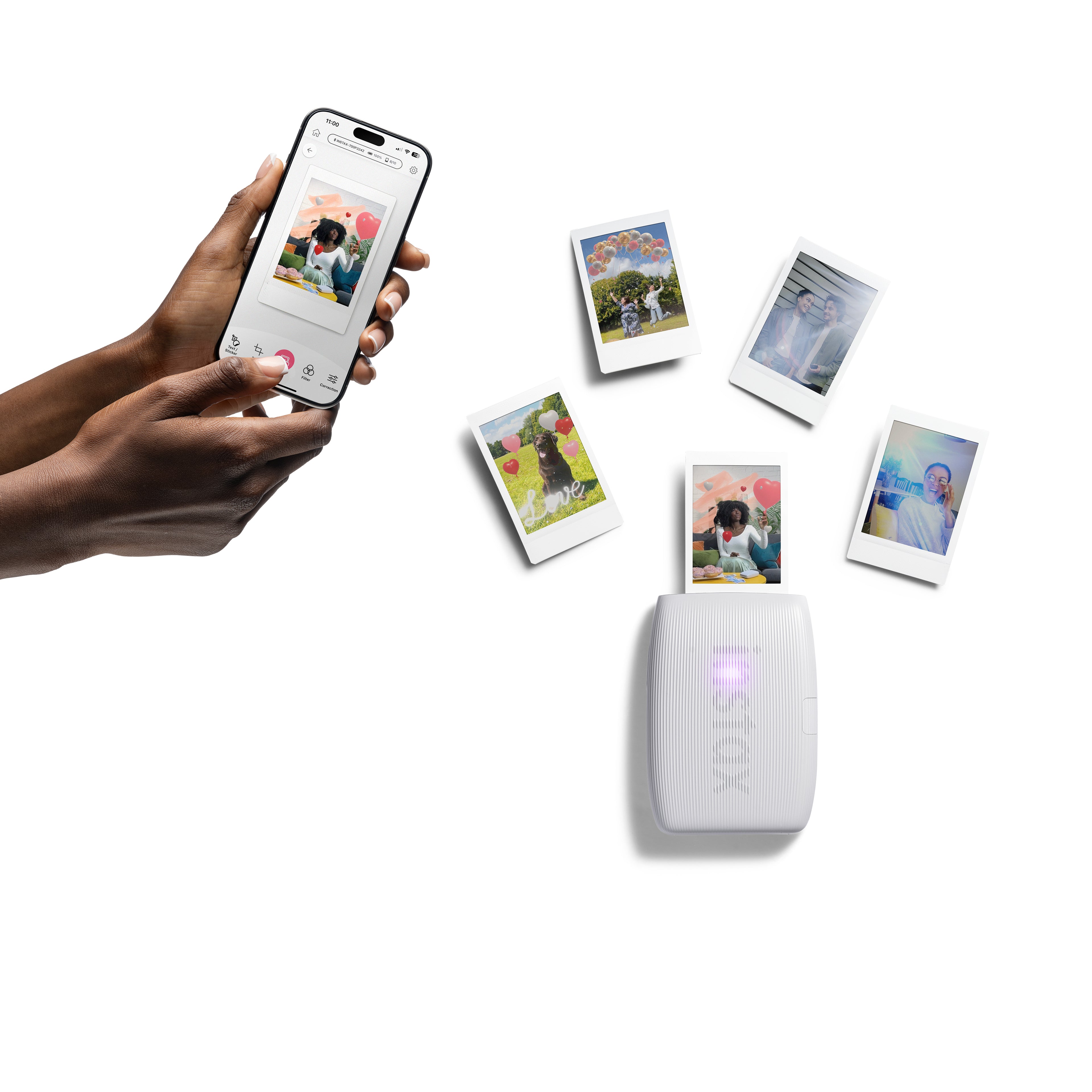 Fujifilm Instax Mini Link3 imprimante photo 800 x 600 DPI 2.4" x 1.8" (6.2x4.6 cm)
