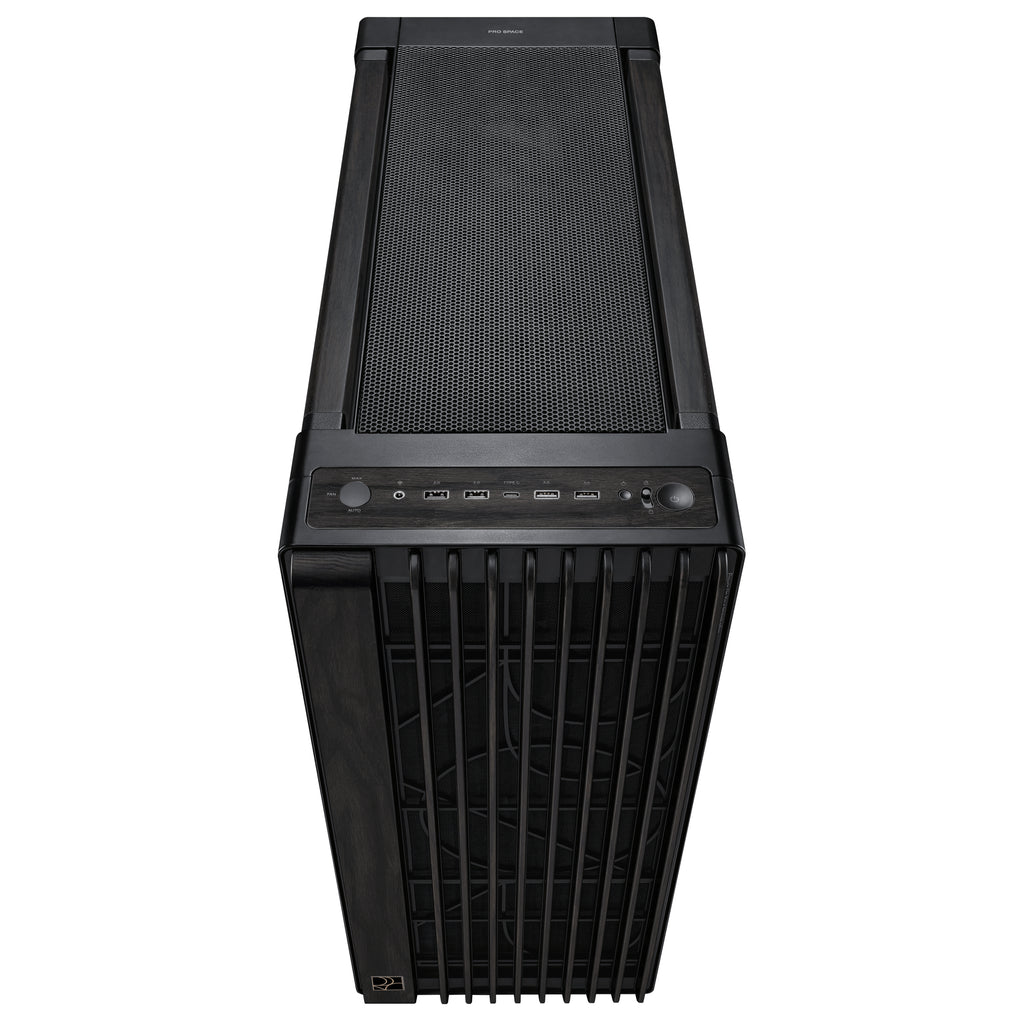 ASUS ProArt PA602 Wood Edition Boîtier PC Midi Tower Noir avec Panneau Métal