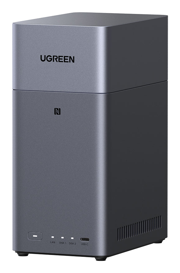 Ugreen DH2300 NAS Mini Tower 4 Go Gris