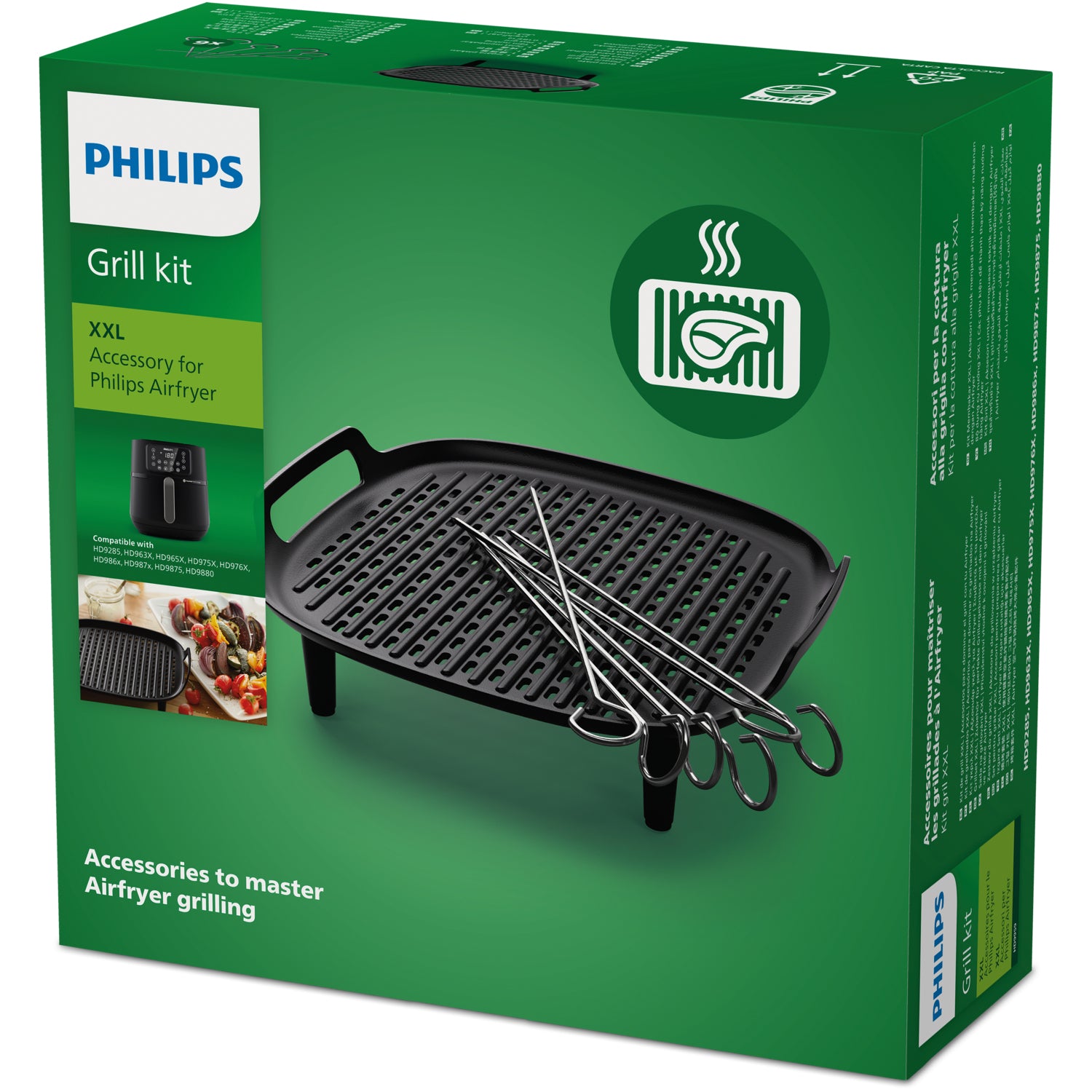 Philips Accessoire pour Airfryer HD9959/00 Kit grill, format XXL