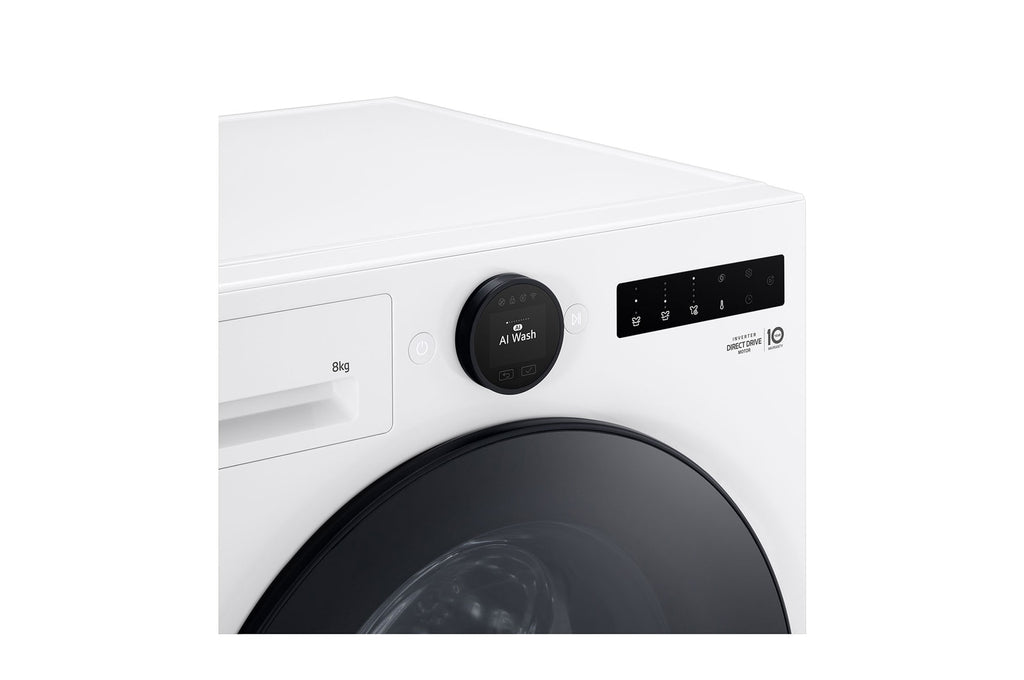 LG F4WX808YC machine à laver Charge avant 8 kg 1400 tr/min Blanc - vue 4