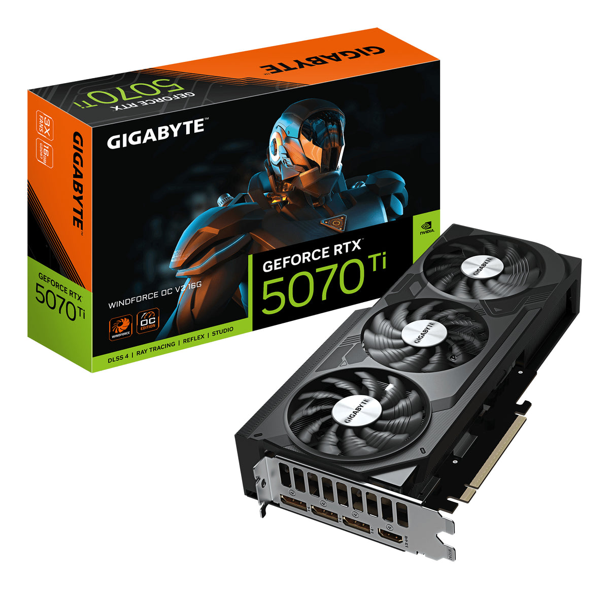 Gigabyte NVIDIA GeForce RTX 5070 Ti 16GB GDDR7 SDRAM