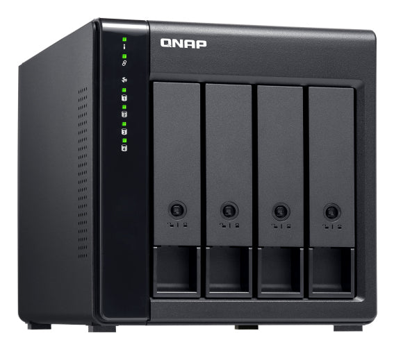 QNAP TL-D400S Boîtier de disques de stockage Boîtier disque dur/SSD Noir, Gris 2.5/3.5" - vue 6