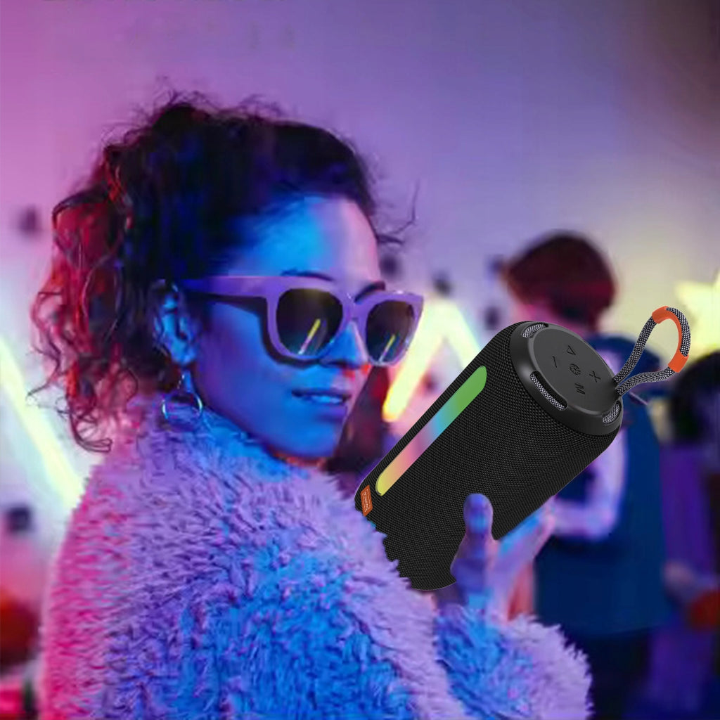 Enceinte Bluetooth portable sans fil avec radio FM, chaîne stéréo et lecteur MP3, 26 W, Zenwire BS-09