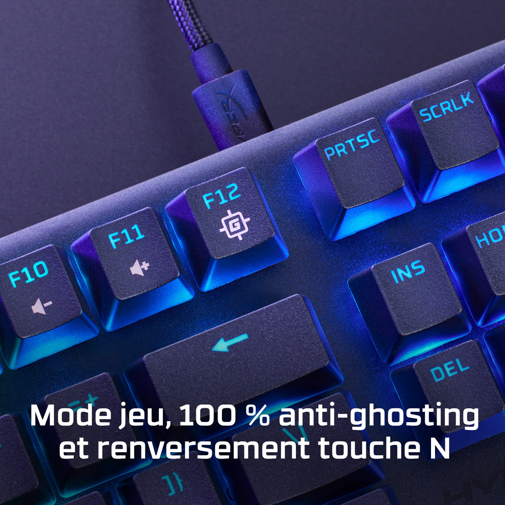 HyperX Alloy Origins Core PBT HX Red - Clavier de jeu mécanique