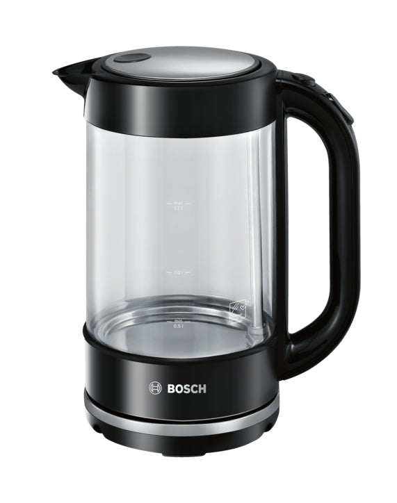 Bosch Bosch TWK70B03 bouilloire 1,7 L 2400 W Noir, Transparent