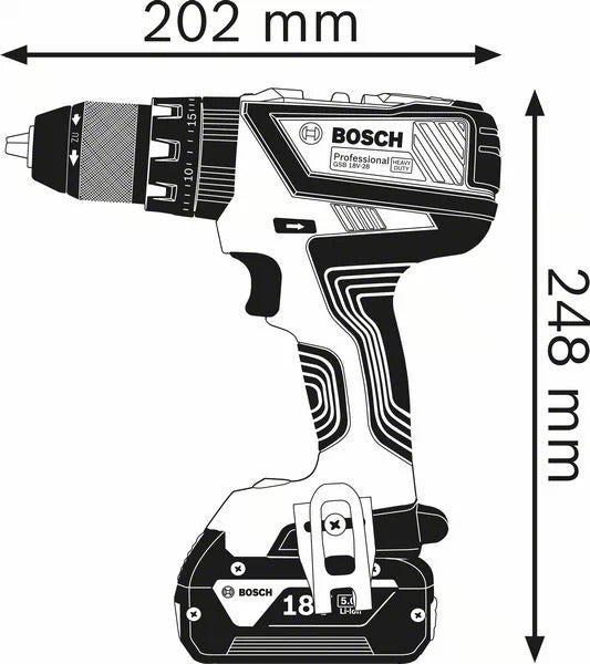 Bosch Bosch Akku-Bohrschrauber 12 V Li-Ion 1300 tr/min Noir, Bleu, Rouge