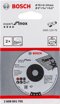 Bosch Bosch Disques à tronçonner Expert for Inox